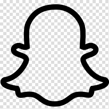 Snapchat Ghost Icon PNG Images | door decorations | Snapchat icon ...
