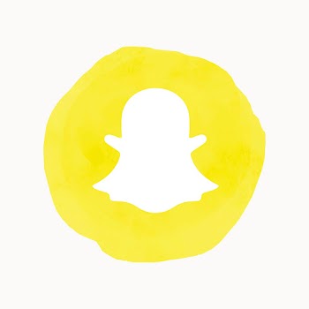 Snapchat logo in watercolor design. Social… | Free stock illustration | High Resolution graphic