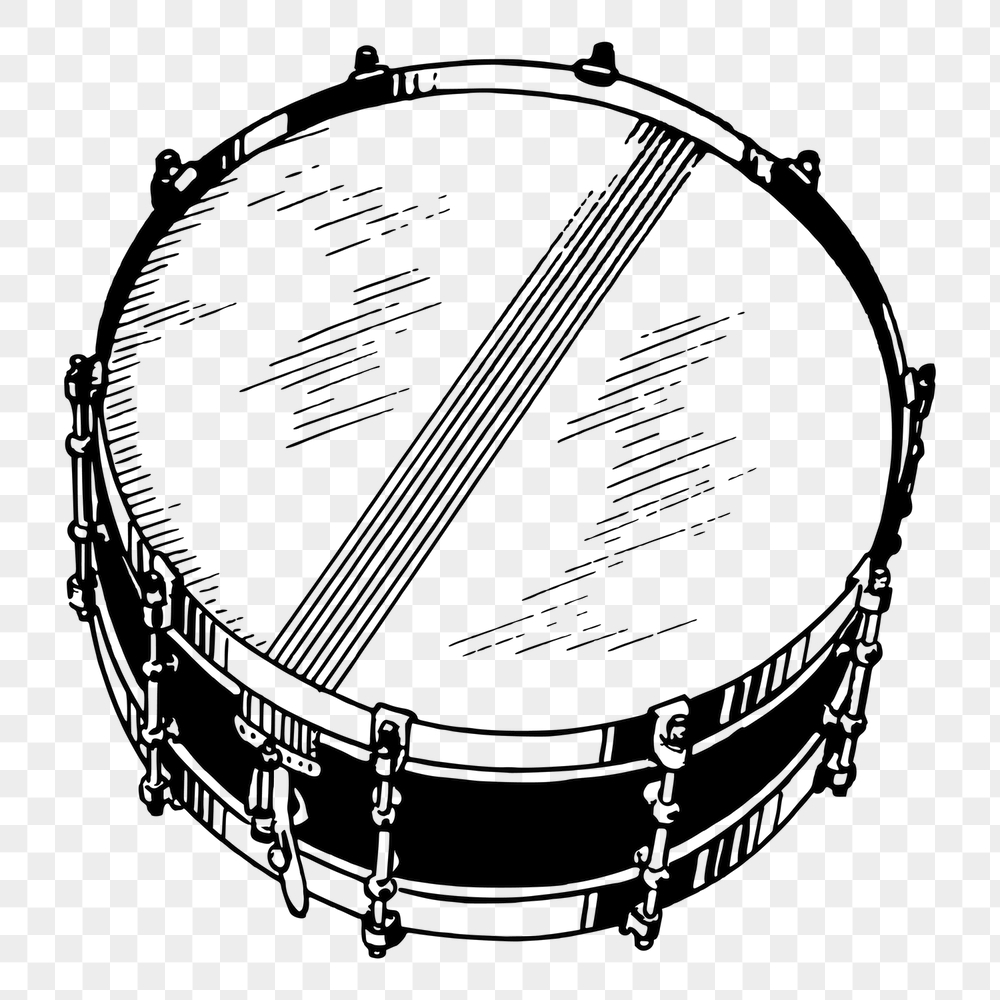 Snare drum png sticker, musical | Free PNG - rawpixel