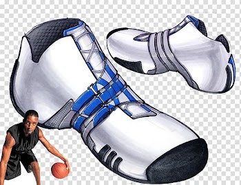 Sneakers White Plimsoll shoe, White blue high to help basketball shoes transparent background PNG clipart