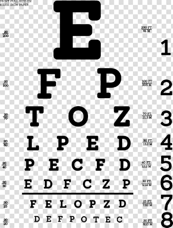 Snellen Test Chart - Free vector graphic on Pixabay