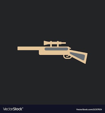 Sniper rifle eps vector image