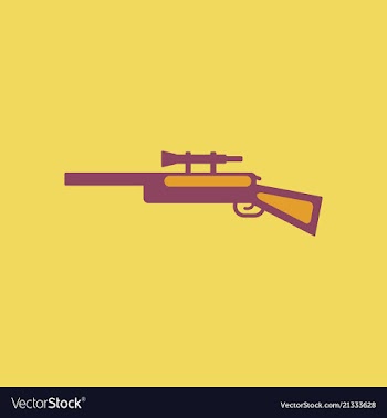 Sniper rifle eps vector image