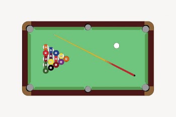 Snooker table clipart, sport illustration | Free PSD - rawpixel