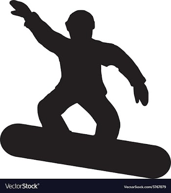  					Snow Board vector image														