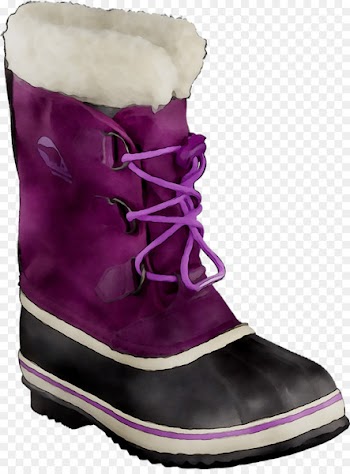 Snow boot Shoe Purple -  