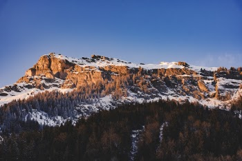 Snow Capped Mountain during Clear Blue Sky