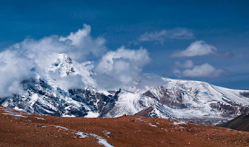 Snow Capped Mountain Under Blue Sky