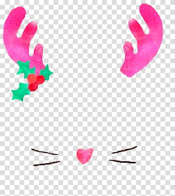 Snow christmas , deer horn transparent background PNG clipart