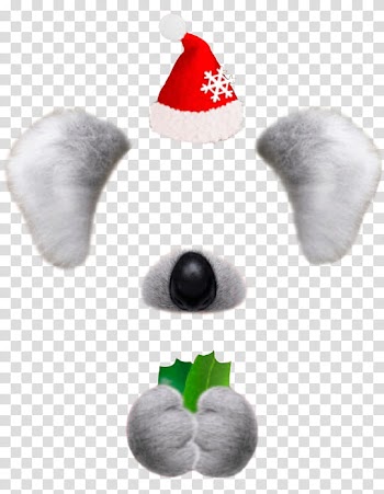 Snow christmas , red Santa hat illustration transparent background PNG clipart