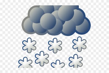 Snow Clouds Cliparts - Snow Weather Icon