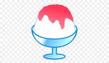 Snow cone Shaved ice Shave ice Emoji Sticker - Shave Vector 