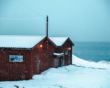 Snow Covered Cabin