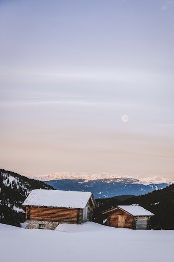 Snow Covered Houses