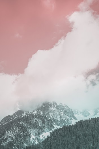 Snow-covered Mountain