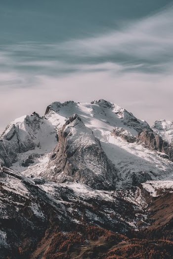 snow covered mountain