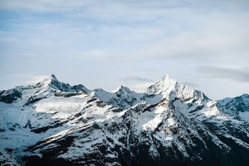 snow covered mountain