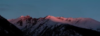 snow covered mountain