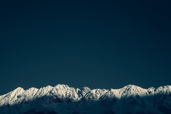 snow covered mountain