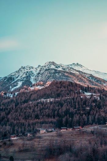 Snow Covered Mountain