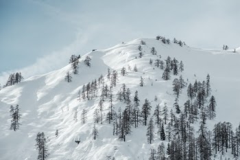 Snow-Covered Mountain