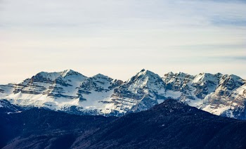 Snow-covered Mountain Summits