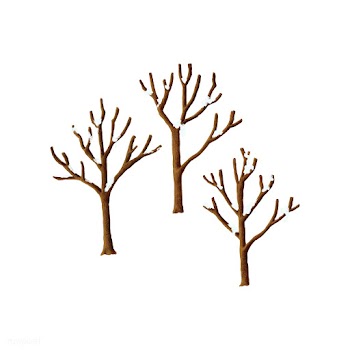 Snow covered trees in the winter illustration | Free stock vector - 488759