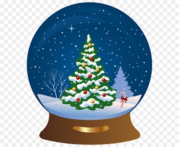 Snow globe Christmas tree Santa Claus Clip art - Christmas Tree Snowglobe Transparent PNG Clip Art Image 