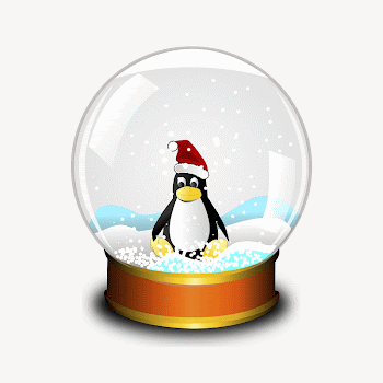 Snow globe collage element illustration | Free Vector - rawpixel