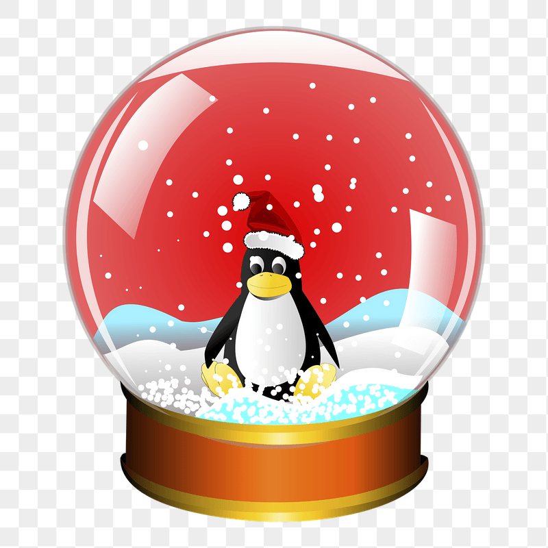 Snow globe png sticker illustration, | Free PNG - rawpixel