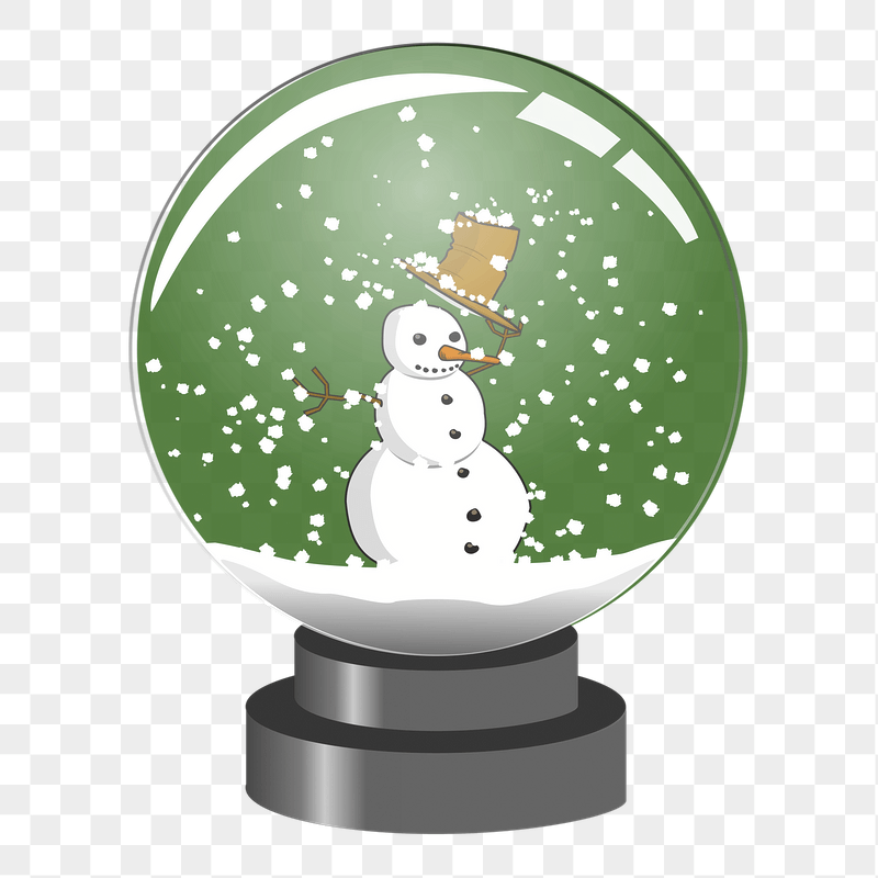 Snow globe png sticker illustration, | Free PNG - rawpixel