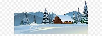 Snow House Clip art - Winter House and Snow Ground PNG Clipart Image 