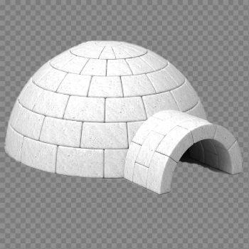 Snow House PNG Free Download
