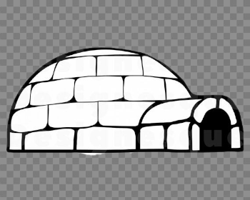 Snow House PNG Free Image