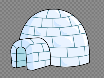Snow House Transparent