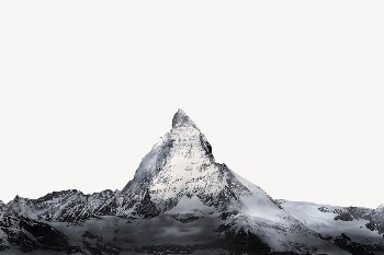 Snow mountain border, winter isolated | Free PSD - rawpixel