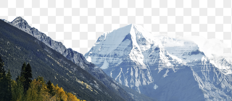 Snow mountain png border, Autumn | Free PNG - rawpixel