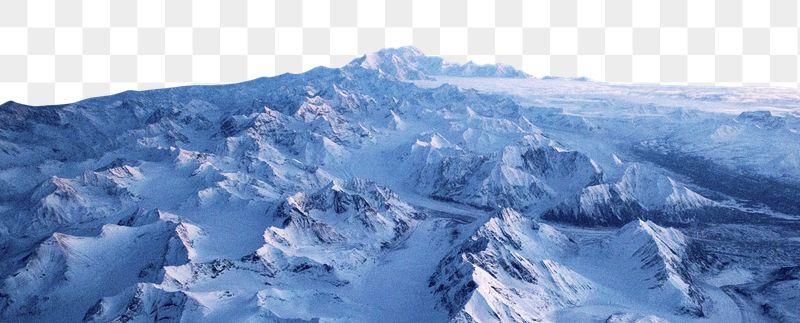 Snow mountain png border, winter | Free PNG - rawpixel
