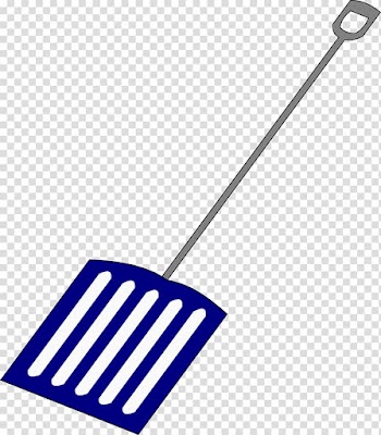 Snow shovel , Yellow shovel transparent background PNG clipart