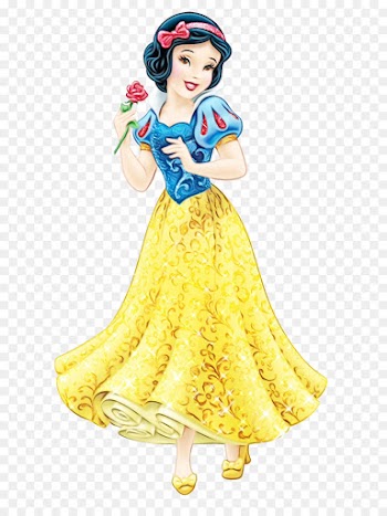 Snow White And The Seven Dwarfs, Disney Princess, Snow White, Yellow, Cartoon PNG