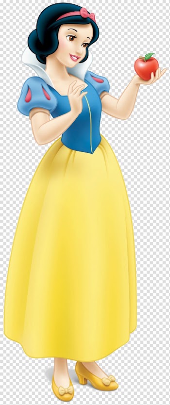 Snow White holding apple fruit , Snow White and the Seven Dwarfs Disney Princess The Walt Disney Company, Snow White transparent background PNG clipart