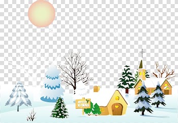 Snow Winter , elements Christmas Town transparent background PNG clipart