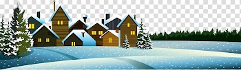Snow Winter Euclidean Illustration, Snowy winter night transparent background PNG clipart