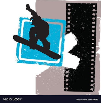 Snowboarder vector image