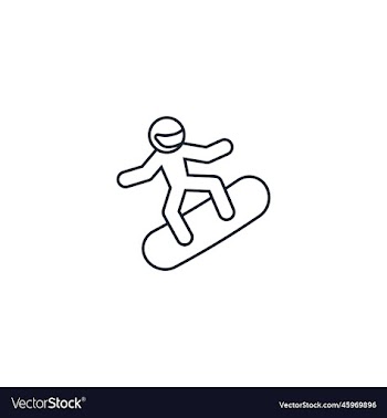 snowboarding creative icon from sport icons