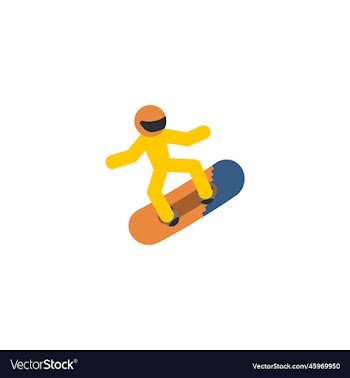 snowboarding creative icon from sport icons