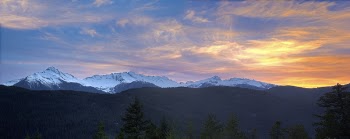 Snowcap Mountain Panorama