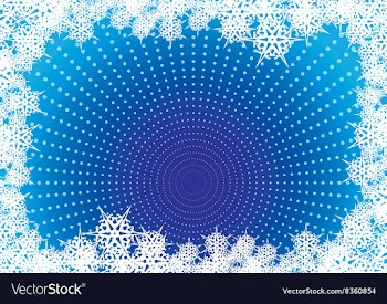 Snowflake and Floral Christmas Design vector image
