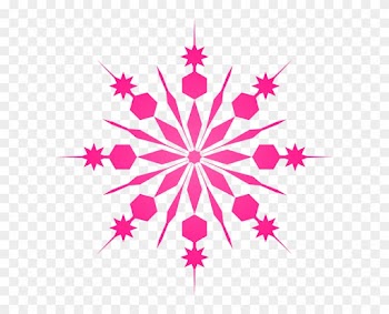 Snowflake Background Clip Art - Snowflake Border Clipart Png