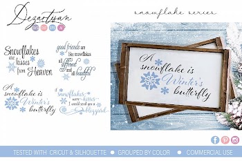 Snowflake Blizzard Bundle SVG DXF cut file